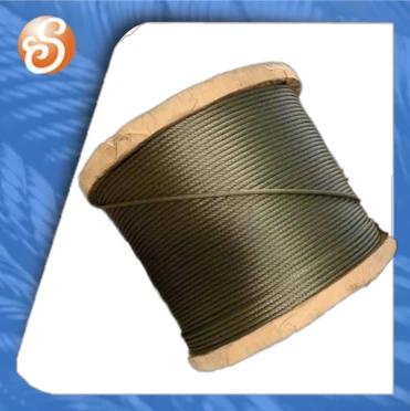 6mm Hlau hlua Ungalvanized Cable 1770Mpa