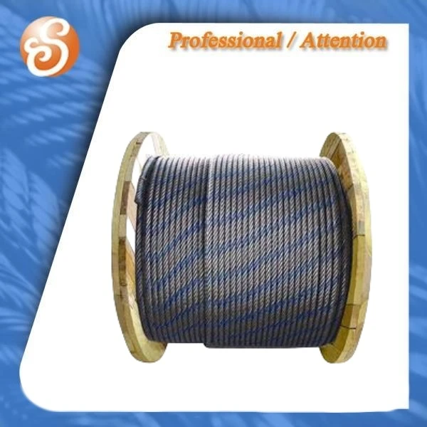 Ungalvanized Hlau Hlau Rope 6X26WS + FC
